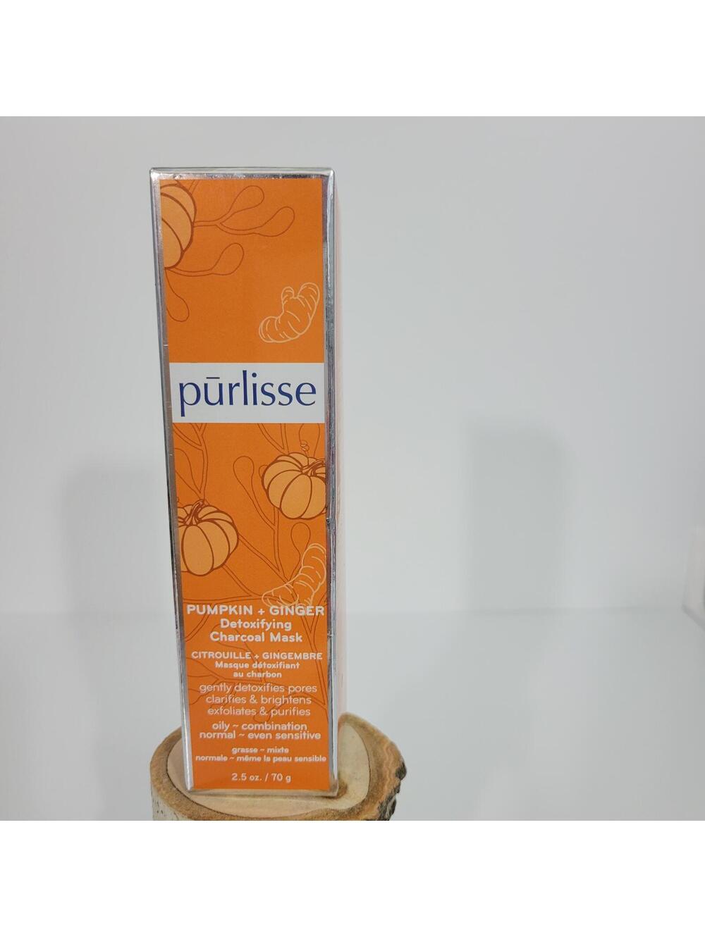 Purlisse Pumpkin + Ginger Detoxifying Charcoal Mask 2.5 oz